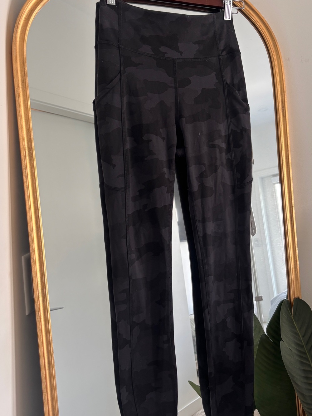 lululemon athletica Black Camo High-Rise Leggings with Side Pockets